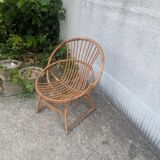 Wicker armchair