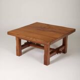 Solid wood coffee table