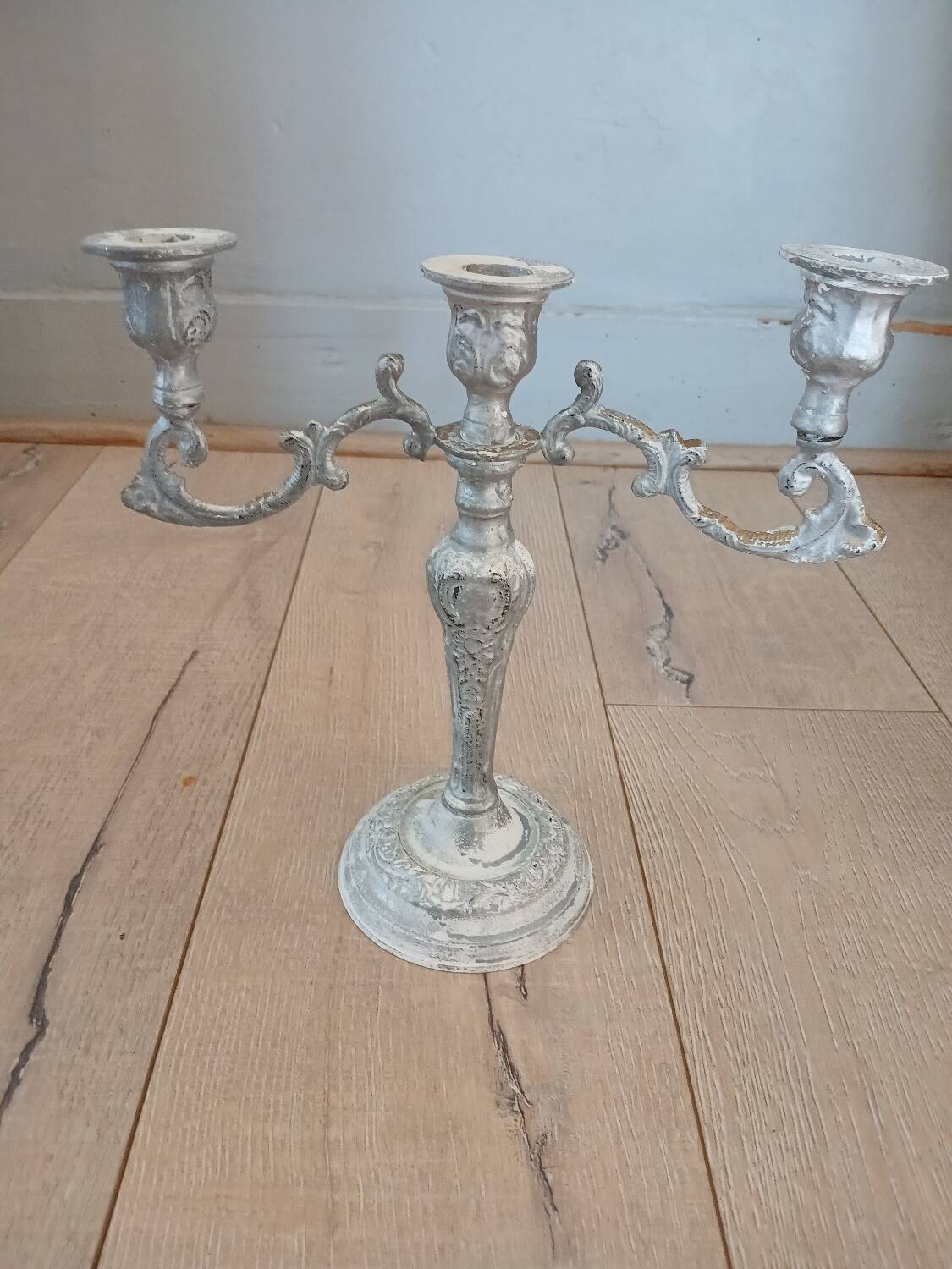 Antique 3-arm candlestick