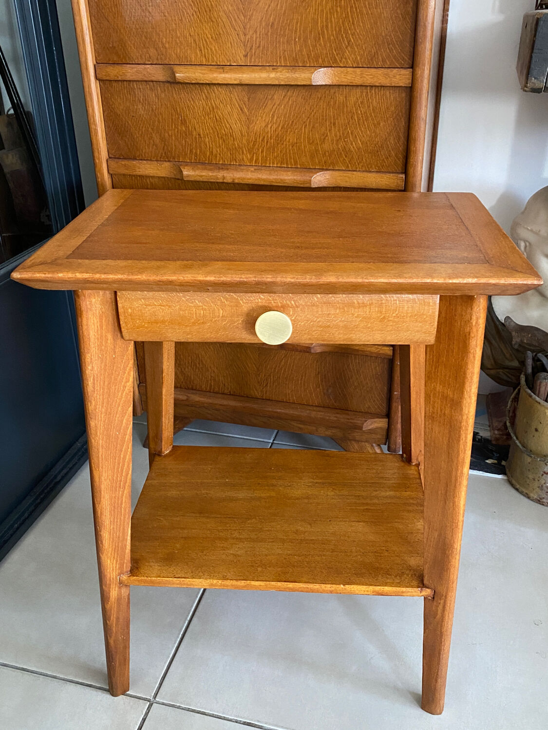 Vintage bedside table