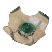 Italian glass candle holder
