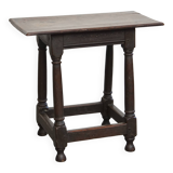 Grande table d'appoint / tabouret anglais antique
