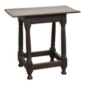 Grande table d'appoint / tabouret anglais antique