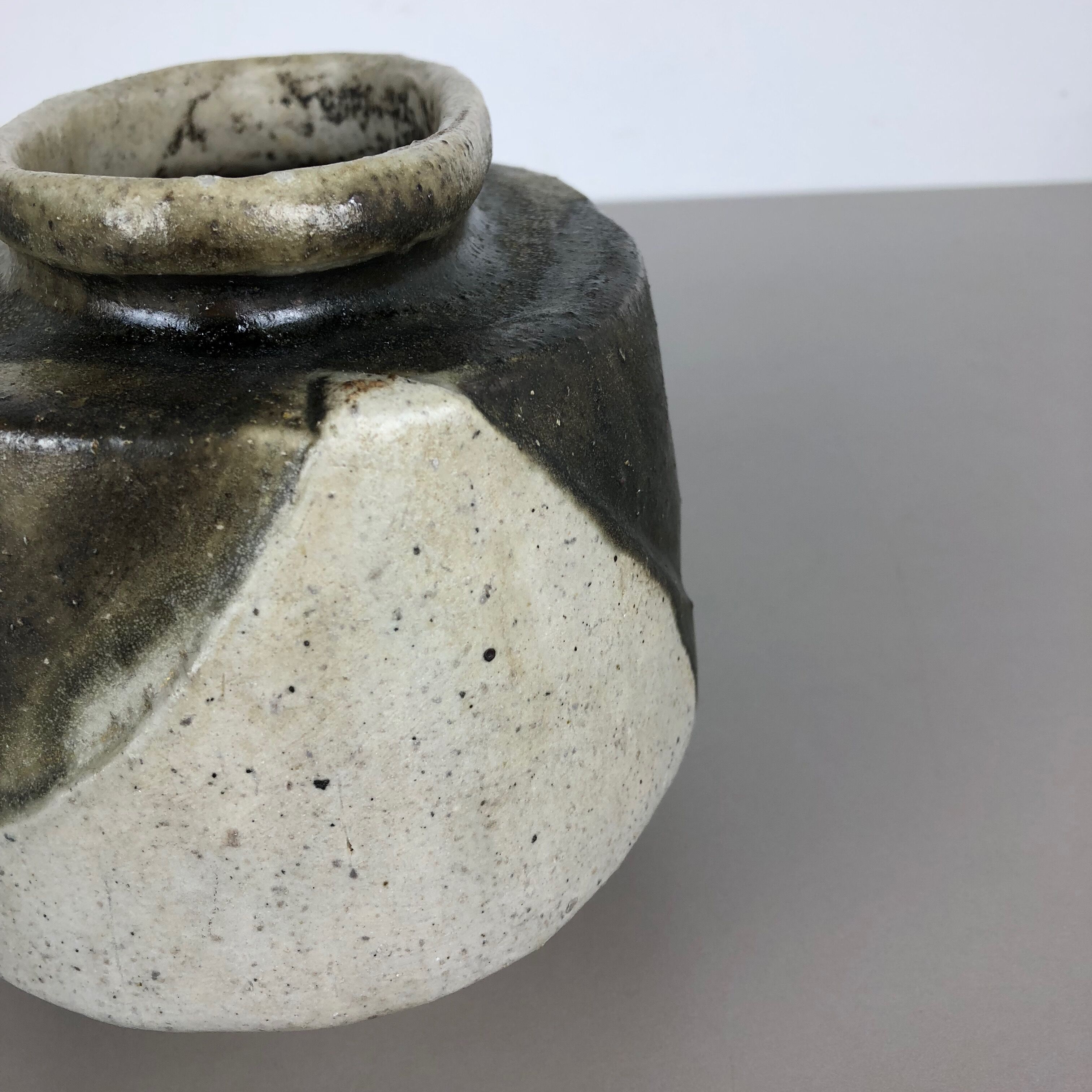 Ceramic Studio Pottery Object Vase by Bruno and Ingeborg Asshoff, Germany, 1960s