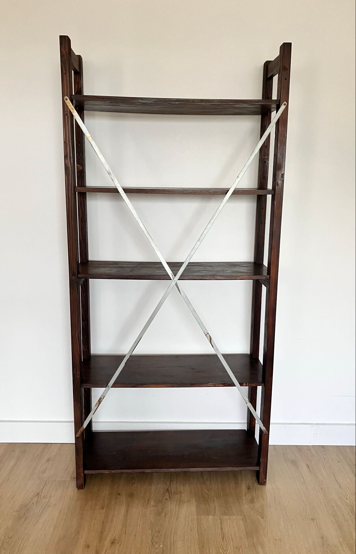 Solid wood library