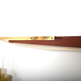 Jørn Utzon Teak and Brass Wall Lamp 1960s