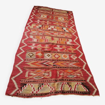 Tapis de couloir kilim berbère 250/110 cm