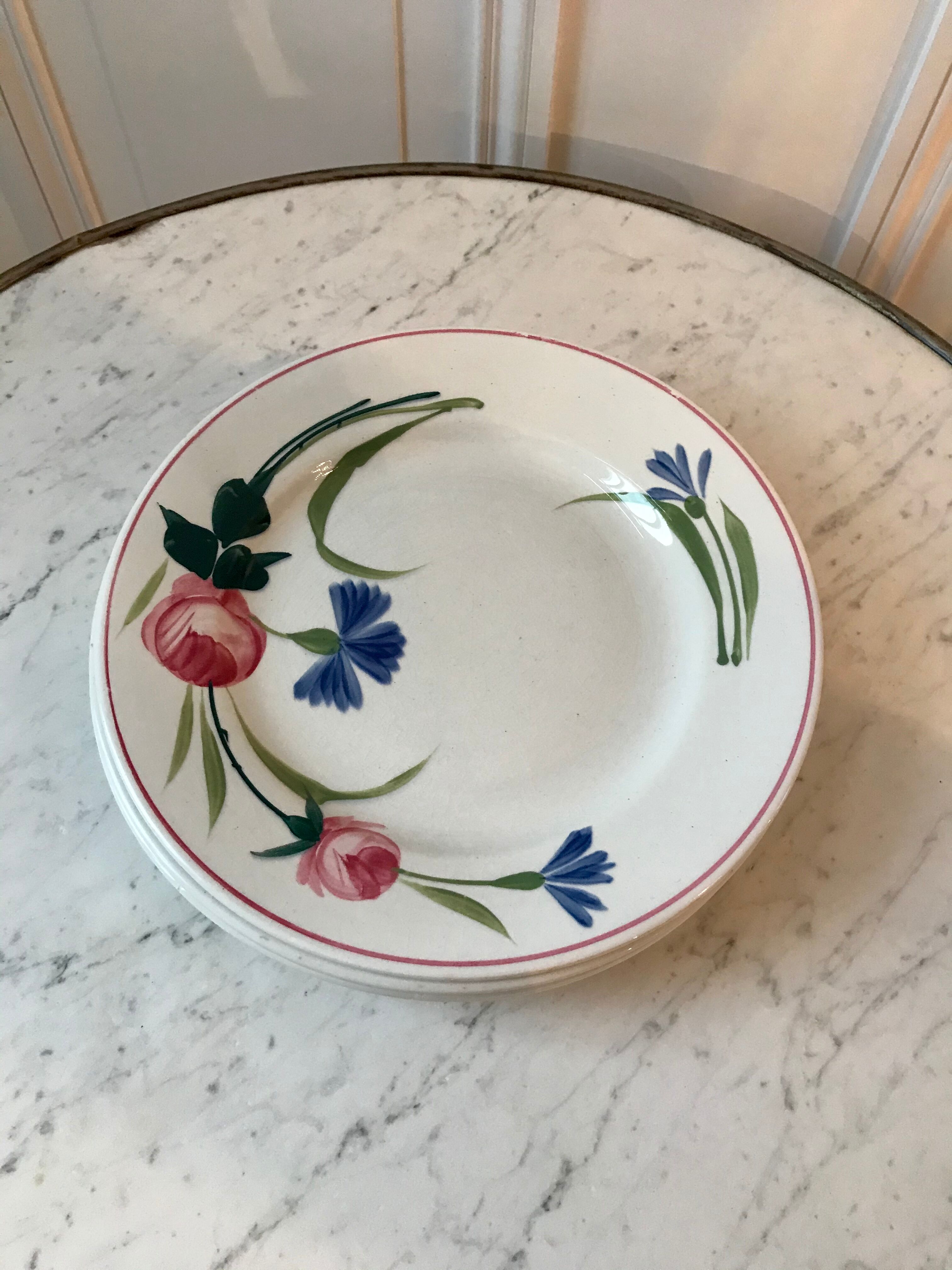 Lot of 6 plates St Amand