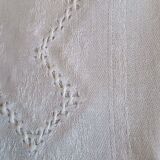 Old damask table linen - monogrammed