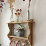 wall-mounted bakery shelf