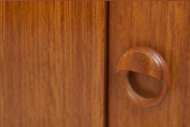 Vintage Scandinavian sideboard, teak sideboard from the 60s, 70s.
