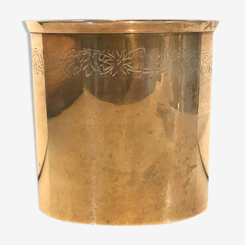 Brass vase pot