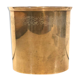 Brass vase pot