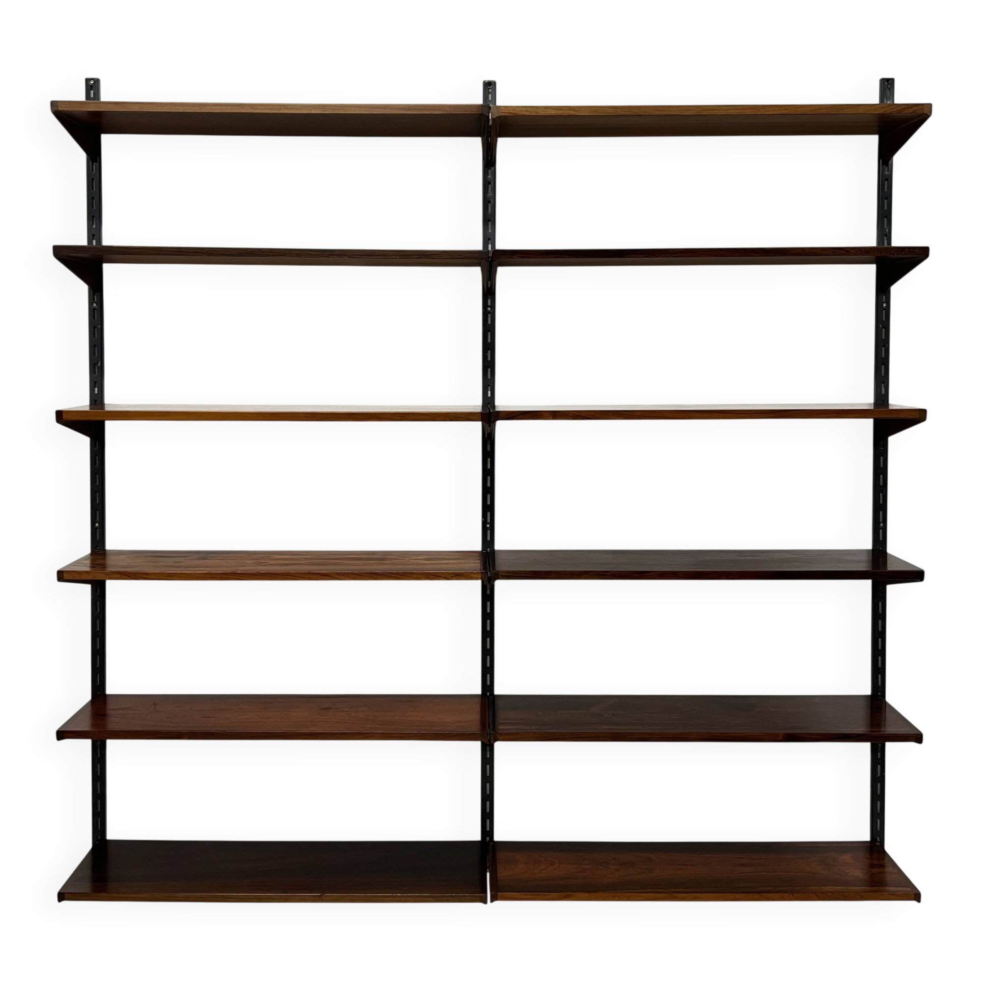 Rosewood Shelving System By Kai Kristiansen For Feldballes
