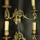 Pair of sconces with Louis XVI laurel garlands from the 19th century - Émile Muller