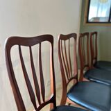 4 “Ingrid” Koefoeds Hornslet chairs