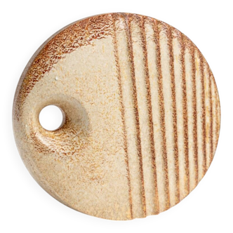 Sculptural ceramic vase by Roberto Rigon for Bertoncello, Italy, 1960.