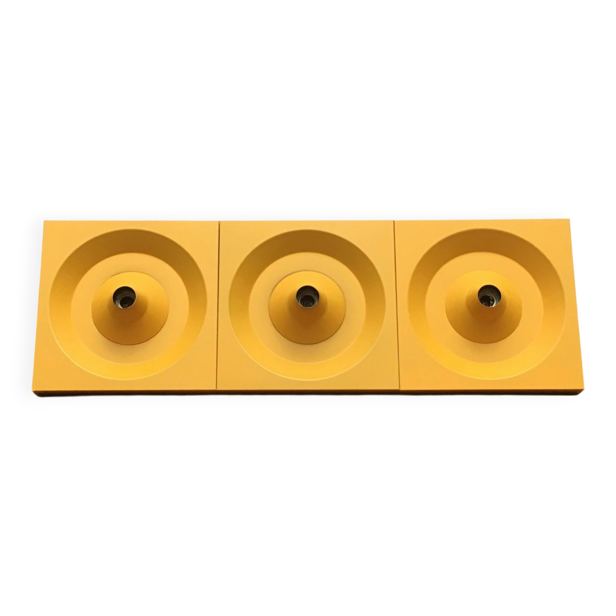 Wall lamp or ceiling light in metal by Klaus Hempel for Kaiser Leuchten, 1970s.