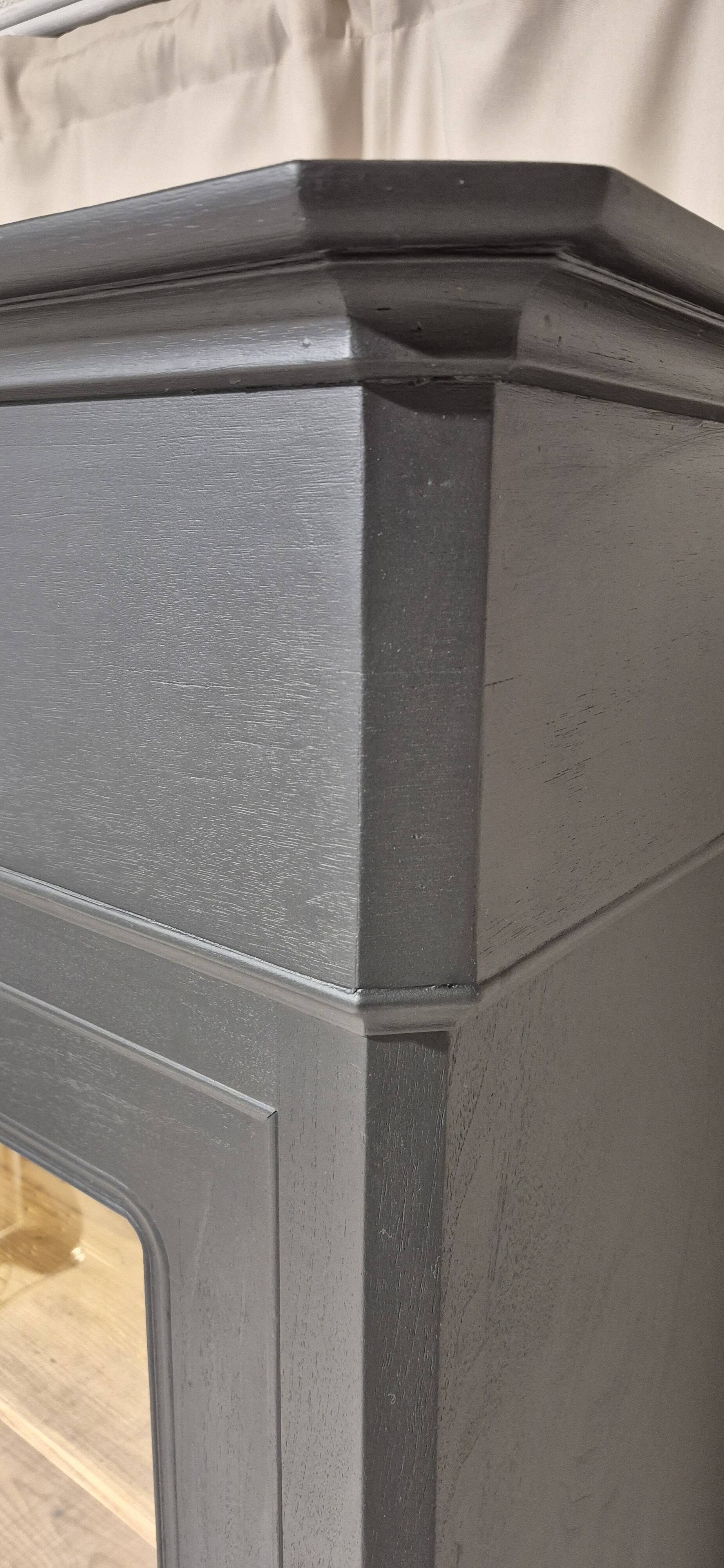 Louis Philippe glass display cabinet