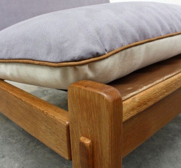 Fauteuil vintage en chêne