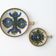 Ensemble de 2 vide-poches Soholm Stentoj 1960 vintage