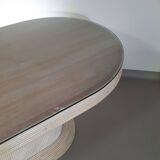Pensil reed , Split reed dining table . Wide 160 Depth 92 Height 75 cm