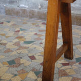 Old farm bench in cherry