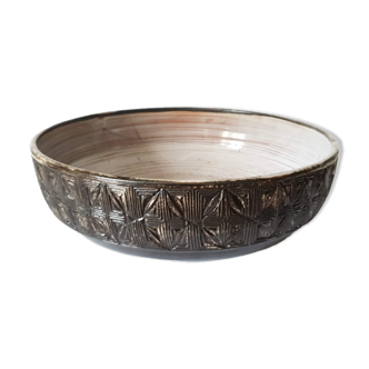 Salad bowl dish signed Dominik 50s/60s