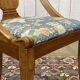Set of 6 gondola chairs in blond mahogany - 20th century