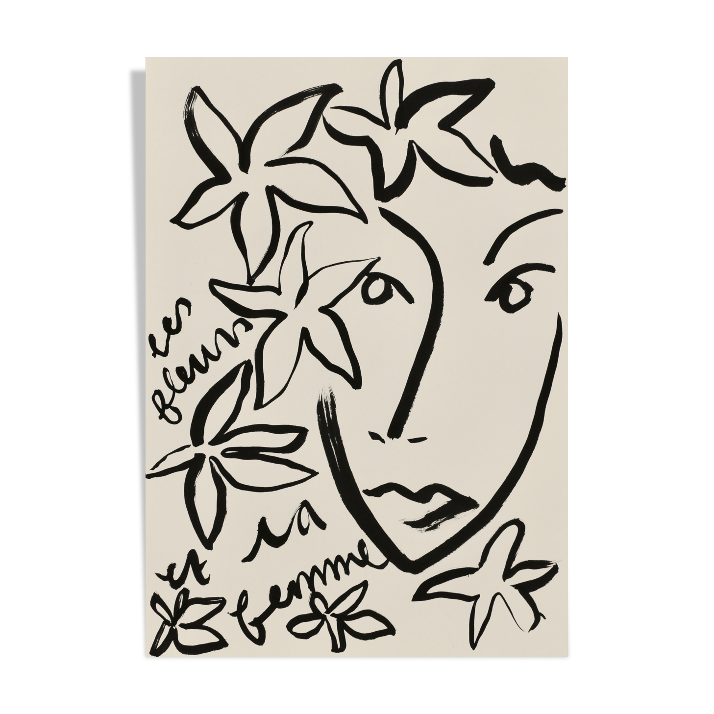 Les fleurs et la femme