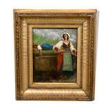 Femme au jardin