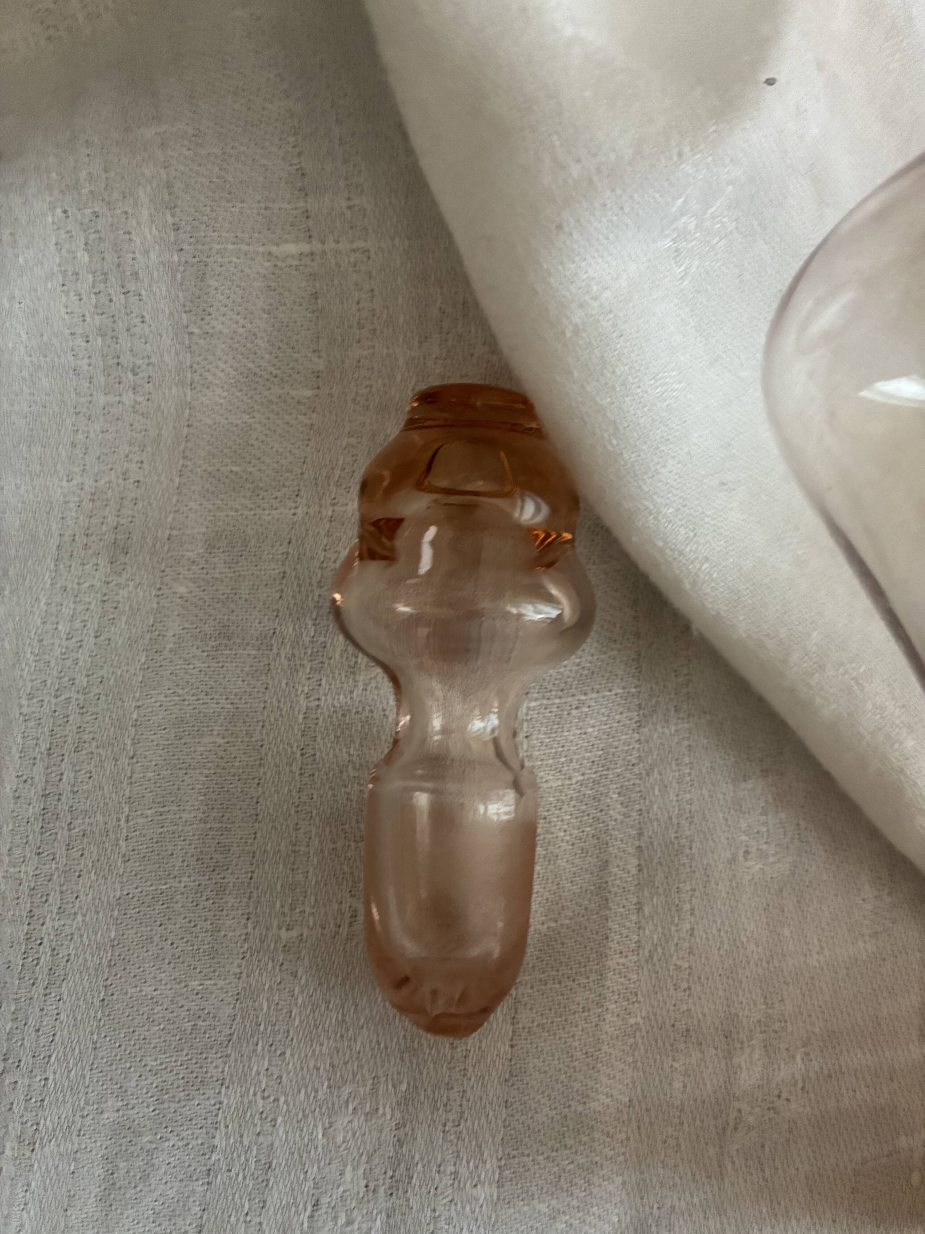 liqueur carafe, pink carafe