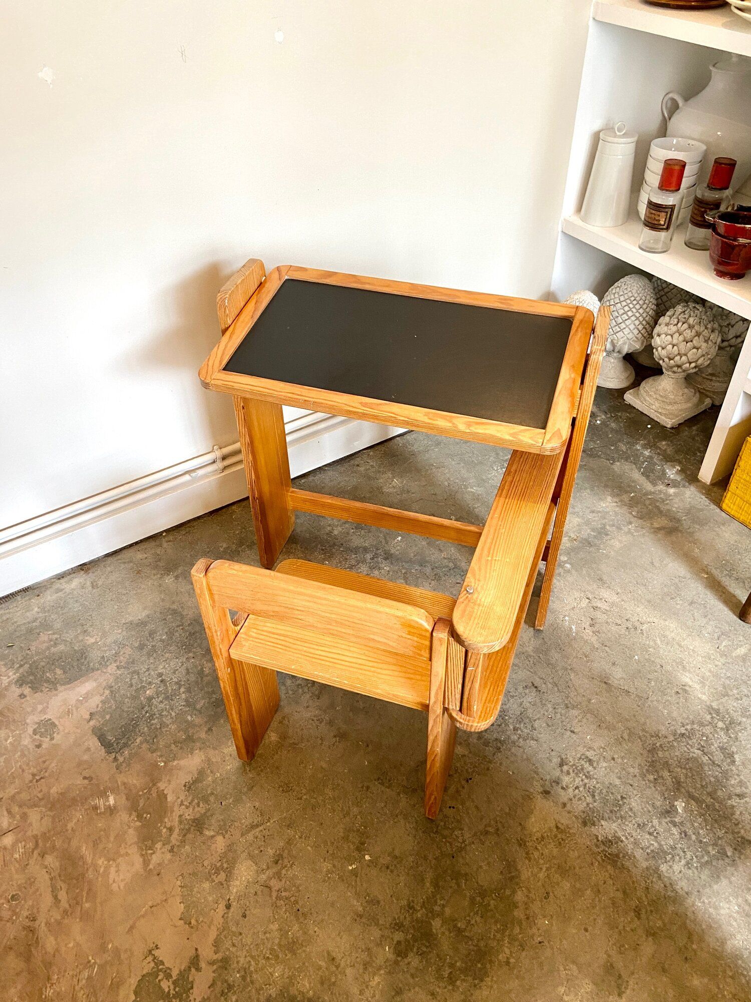 Bureau modulable Trama pour enfant en bois clair