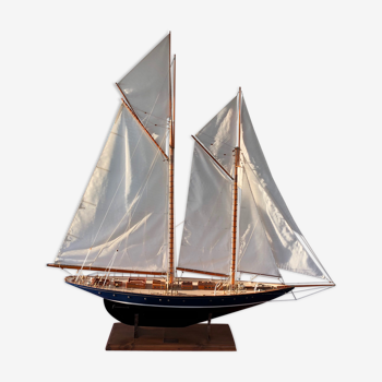 Model at 1 / 30 ° of the schooner Mariette