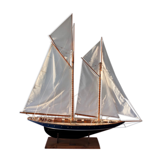 Model at 1 / 30 ° of the schooner Mariette