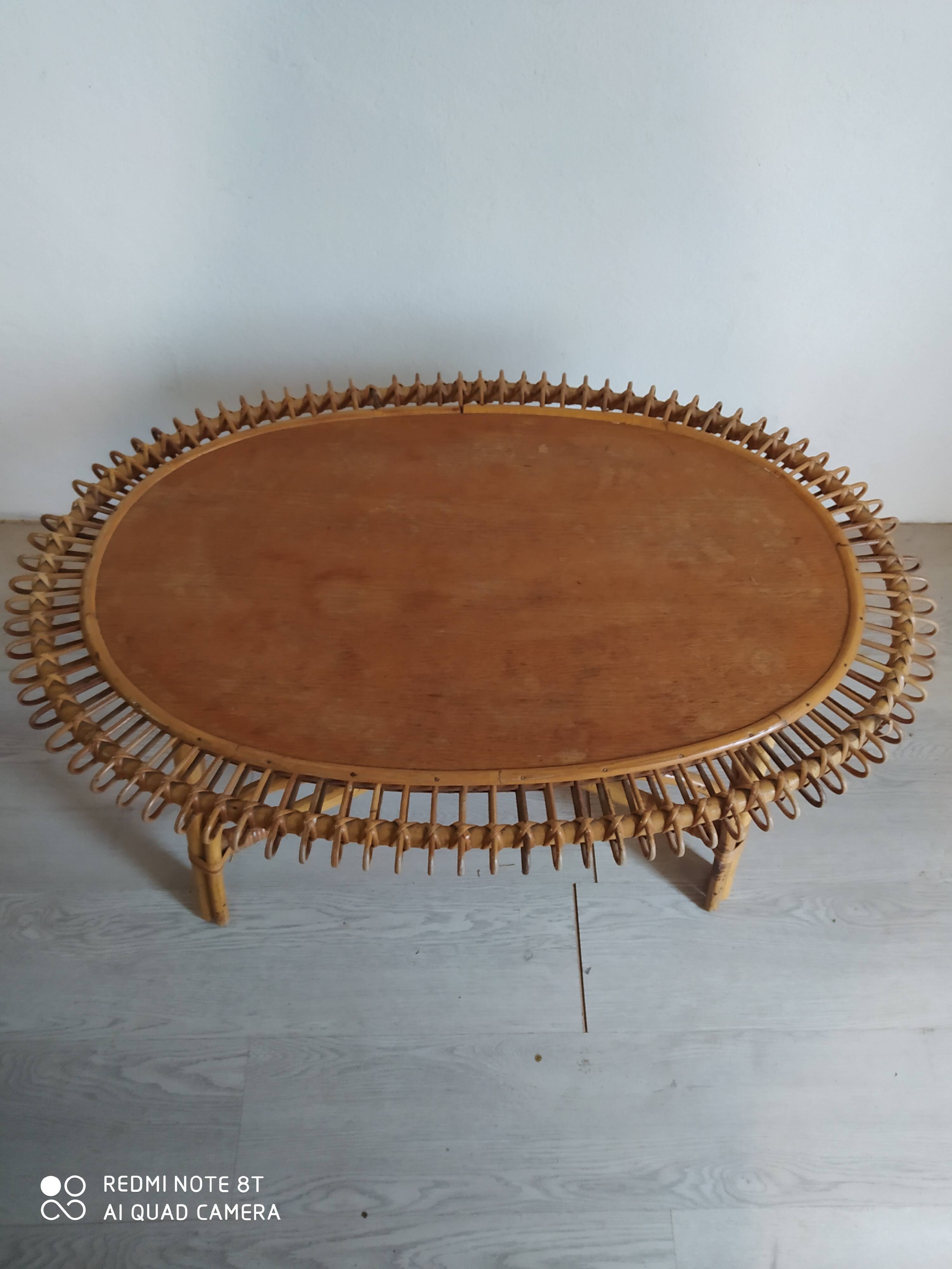 Braided coffee table