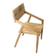 Set of 4 designer chairs in solid oak