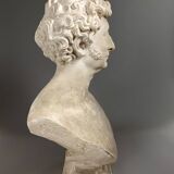 Plaster bust of a man