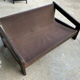 Vintage scandinavian sofa in bake