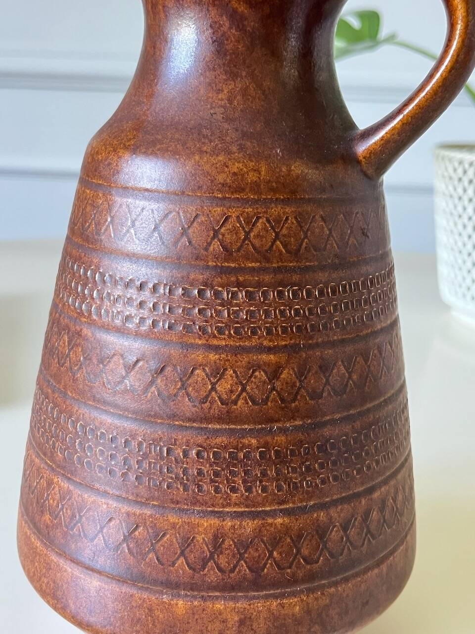 Vase West Germany brown