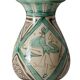 Spanish enamelled terracotta vase PUNTER 1960