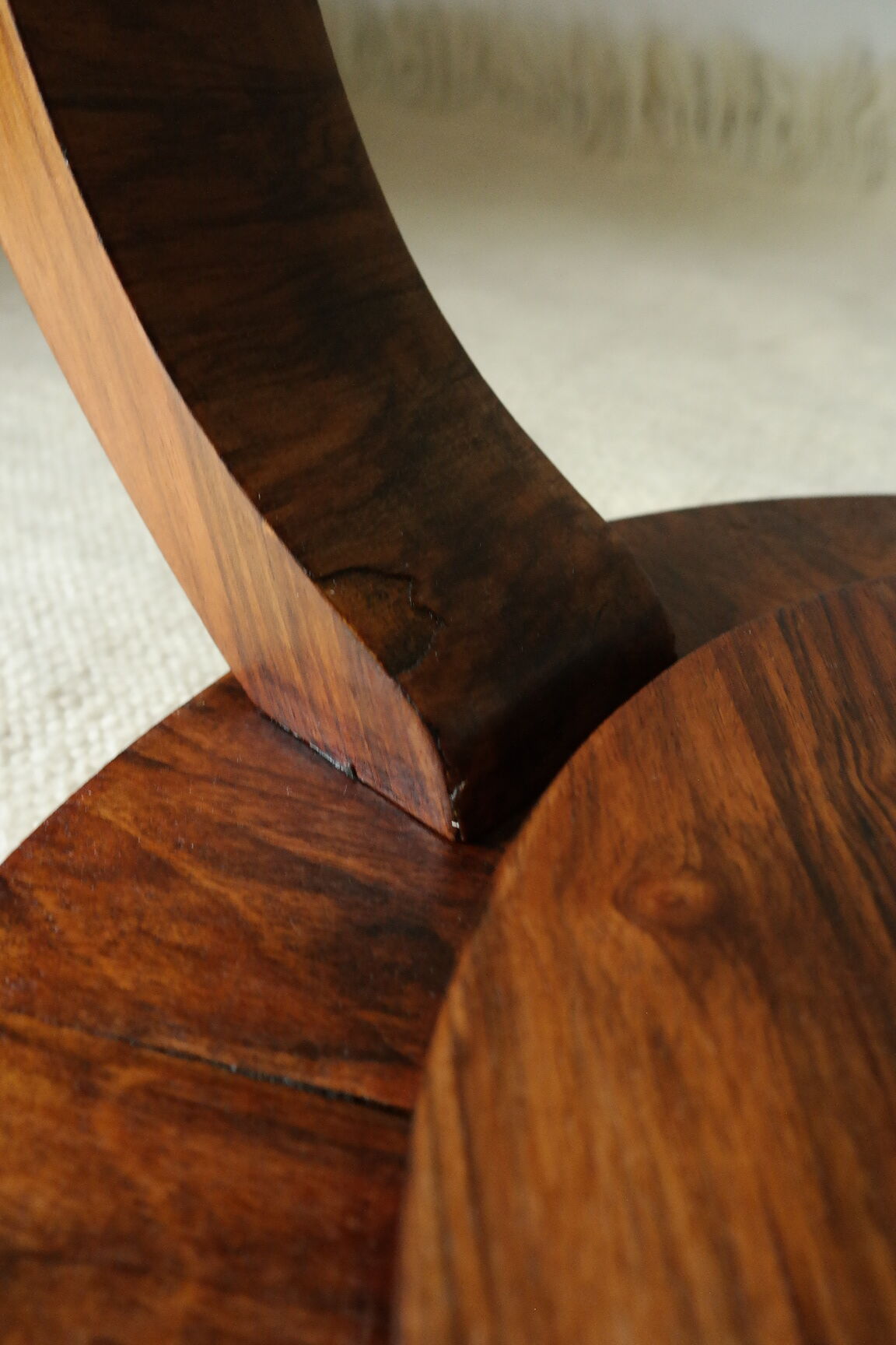 Walnut side table