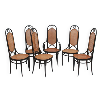 Set of 6 chairs by Thonet 207 R