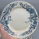 Lot 9 plate plates hb & cie earth of iron - sevigne 23 cm