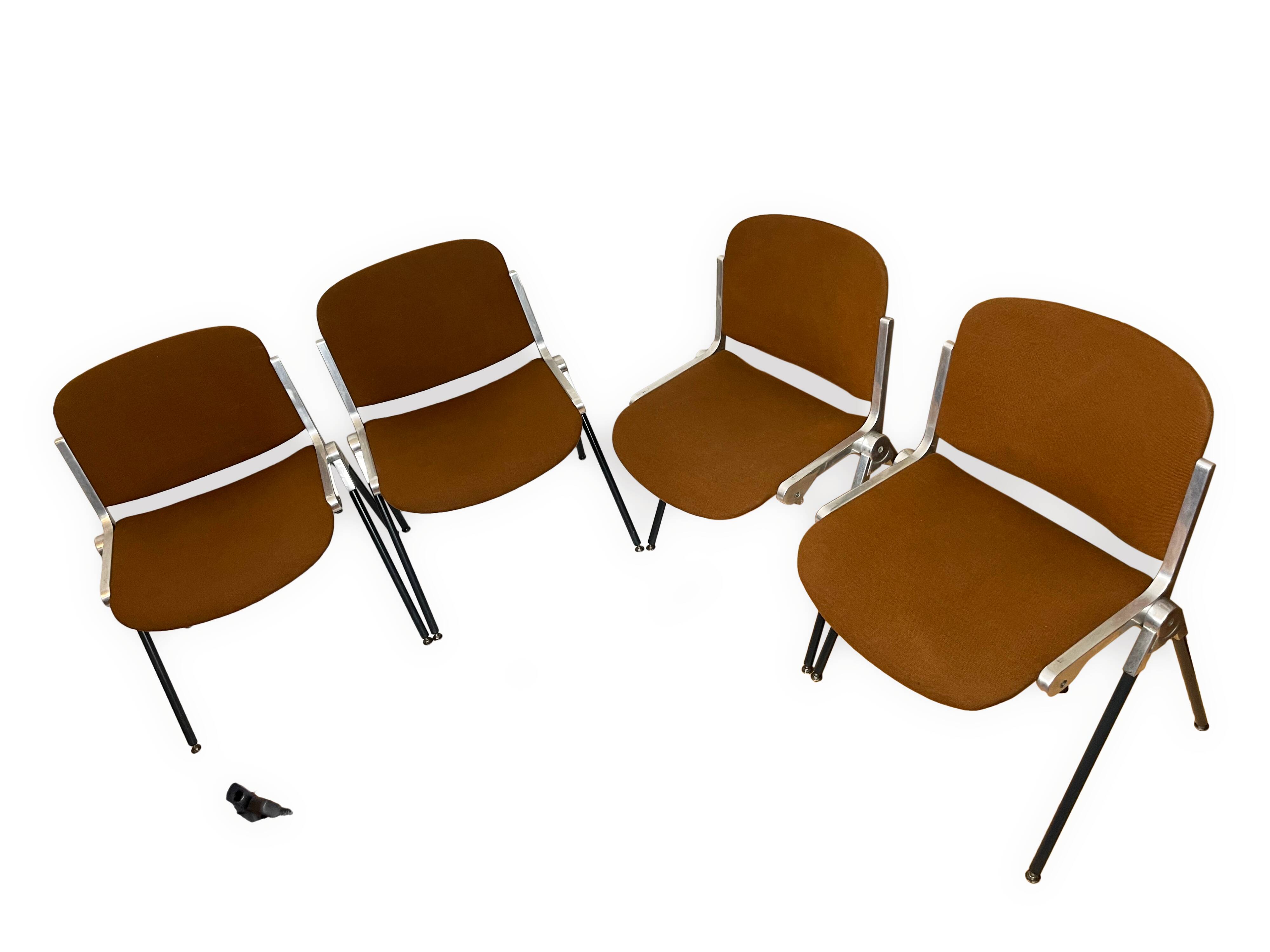 Agorà chairs designed by Paolo Favaretto for Emmegi, 1970s