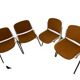Agorà chairs designed by Paolo Favaretto for Emmegi, 1970s