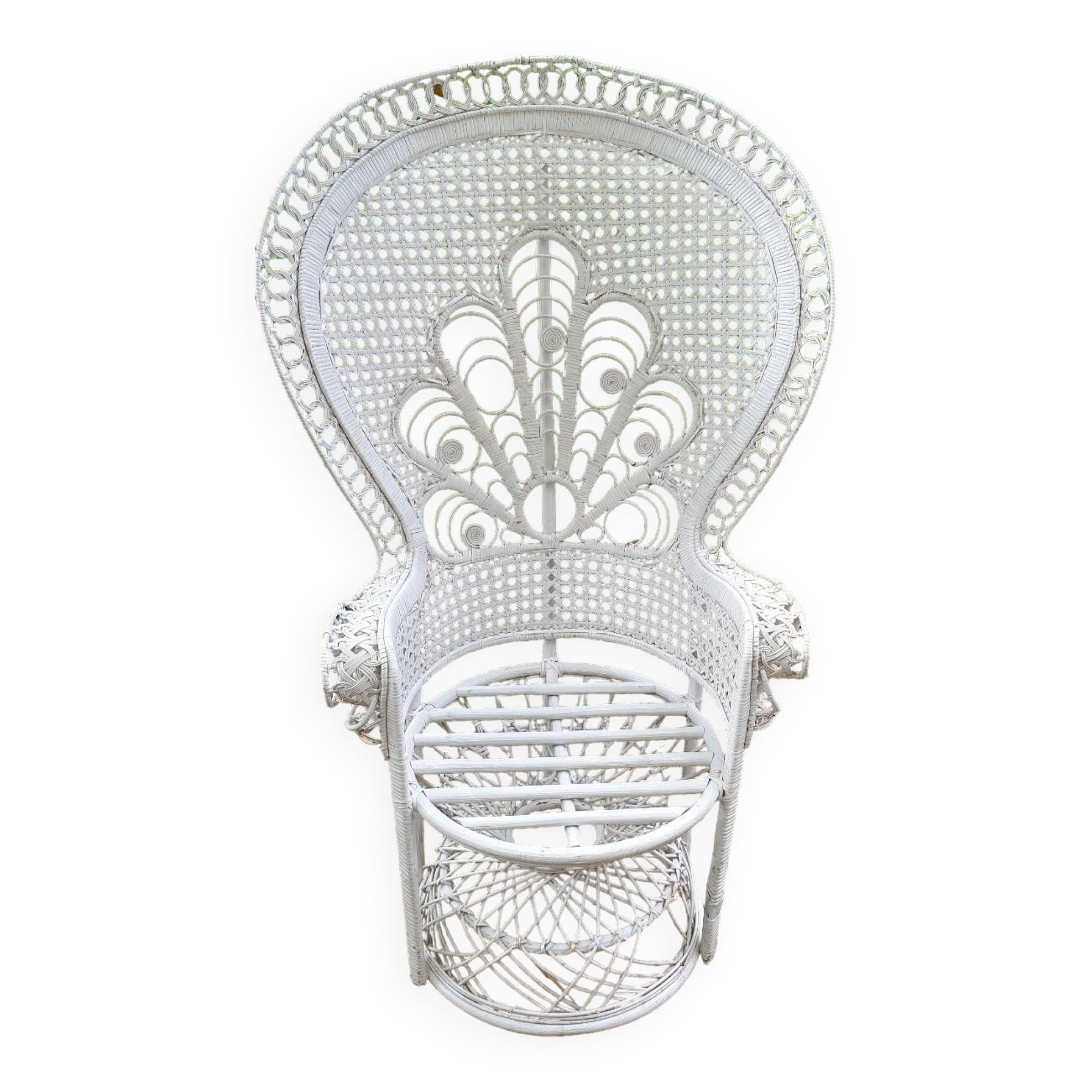 Emmanuelle rattan armchair