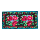 Tapis moldave avec des roses faites à la main design coloré