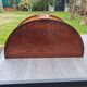 Trieurs de bureau demi cercle à rideau vintage en bois années 60