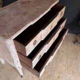 Patinated chest of drawers